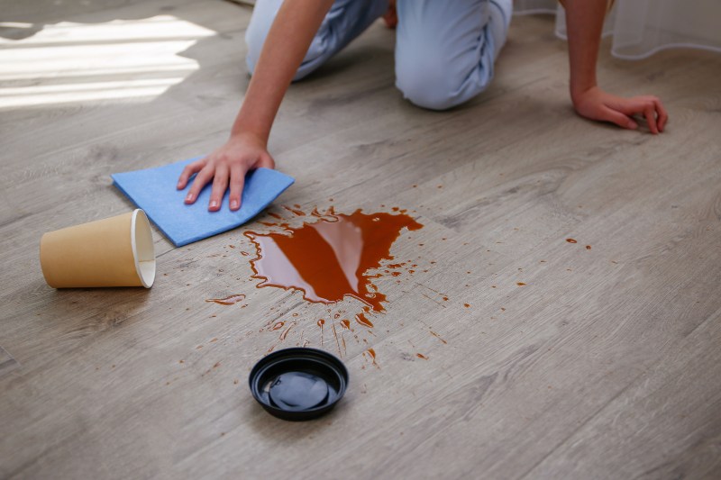 Luxury Vinyl Flooring Stain Removal by Jonathan's Flooring in Pensacola, FL